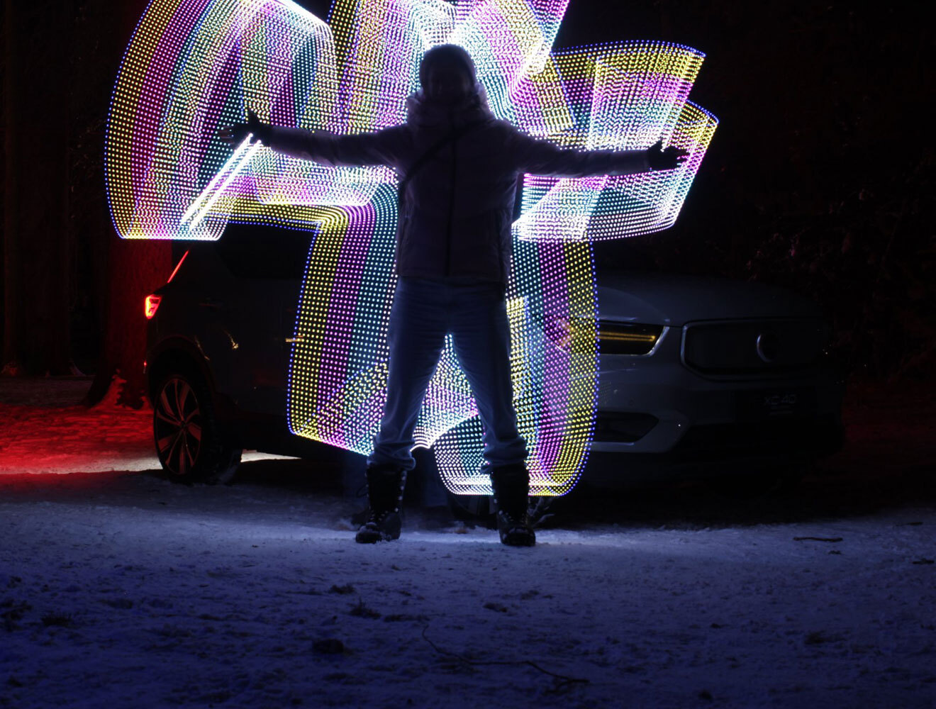 Car Light Graffiti x Zauberwald x RAWCUT Design Studio