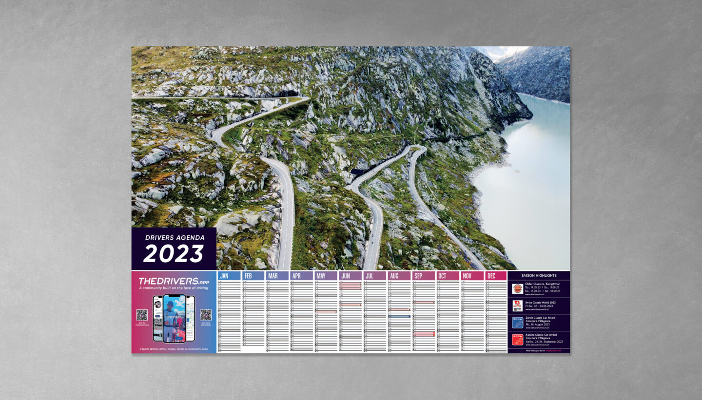 Thedriversapp calender 2023