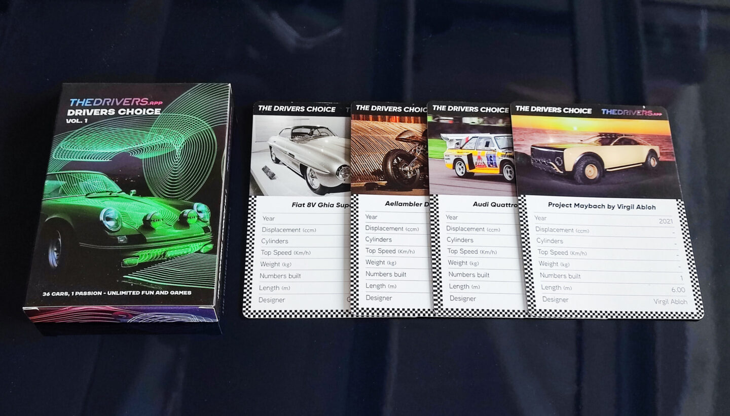 Thedriversapp cardgame